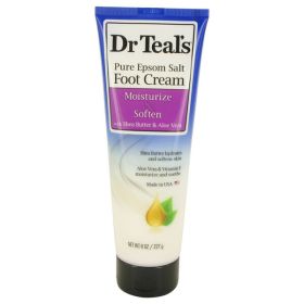 Dr Teal's Pure Epsom Salt Foot Cream Pure Epsom Salt Foot Cream With Shea Butter & Aloe Vera & Vitamin E 8 Oz For Women