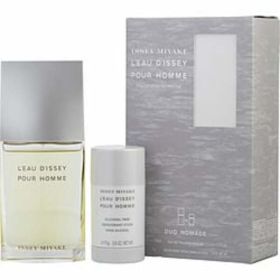 L'eau D'issey Pour Homme Fraiche By Issey Miyake Edt Spray 3.3 Oz & Deodorant Stick Alcohol Free 2.6 Oz For Men