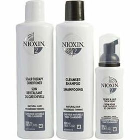 Nioxin By Nioxin Set-3 Piece Maintenance Kit System 2 With Cleanser 10.1 Oz & Scalp Therapy 10.1 Oz & Scalp Treatment 3.38 Oz For Anyone