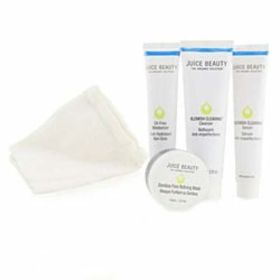 Juice Beauty By Juice Beauty Blemish Clearing Solutions Kit  --4pcs+1washcloth For Women