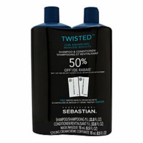 Sebastian By Sebastian Twisted Elastic Cleanser Shampoo & Conditioner Duo 33.8 Oz For Anyone