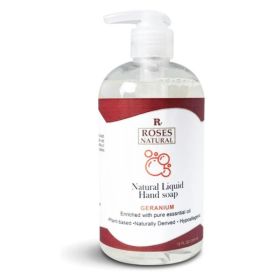 Natural Hand Soap - Geranium 9oz (Pack of 1)