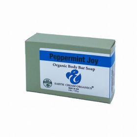 Organic Body Bar Soap, Peppermint Joy 3 pack (Pack of 3)