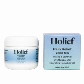 Holief Muscle & Joint Pain Relief Gel (2OZ) 2800mg (Pack of 1)